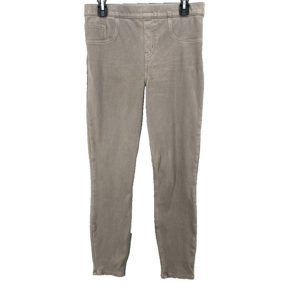 Spanx Jean-ish Ankle‎ Leggings Women’s Sz Large Gray Stretch Denim Pockets - Picture 1 of 13